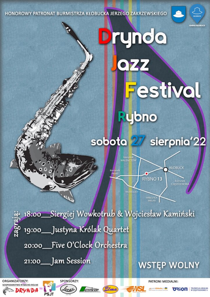 Drynda Jazz Festiwal odbędzie się 22 sierpnia w Kłobucku 2