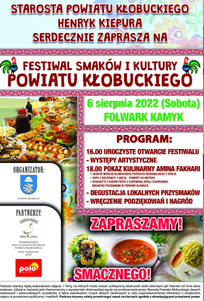 Festiwal smaków i kultury Powiatu Kłobuckiego już w tę sobotę 1