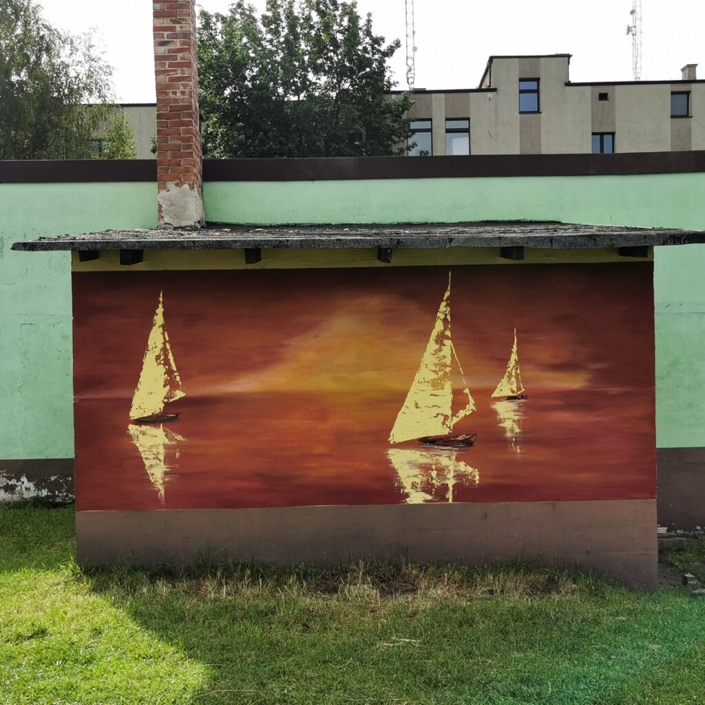 W Poraju powstał mural, który powstał dzięki plastykom z Grupy „KOLOR” 3
