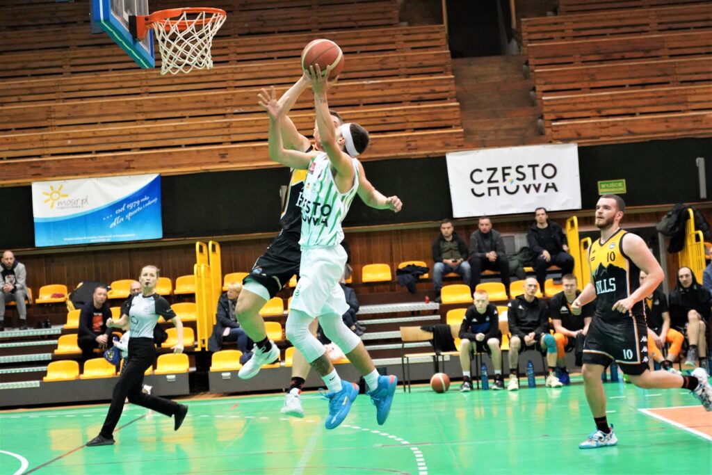 Porażka koszykarzy AZS Częstochowa z Basket Hills Bielsko-Biała 2