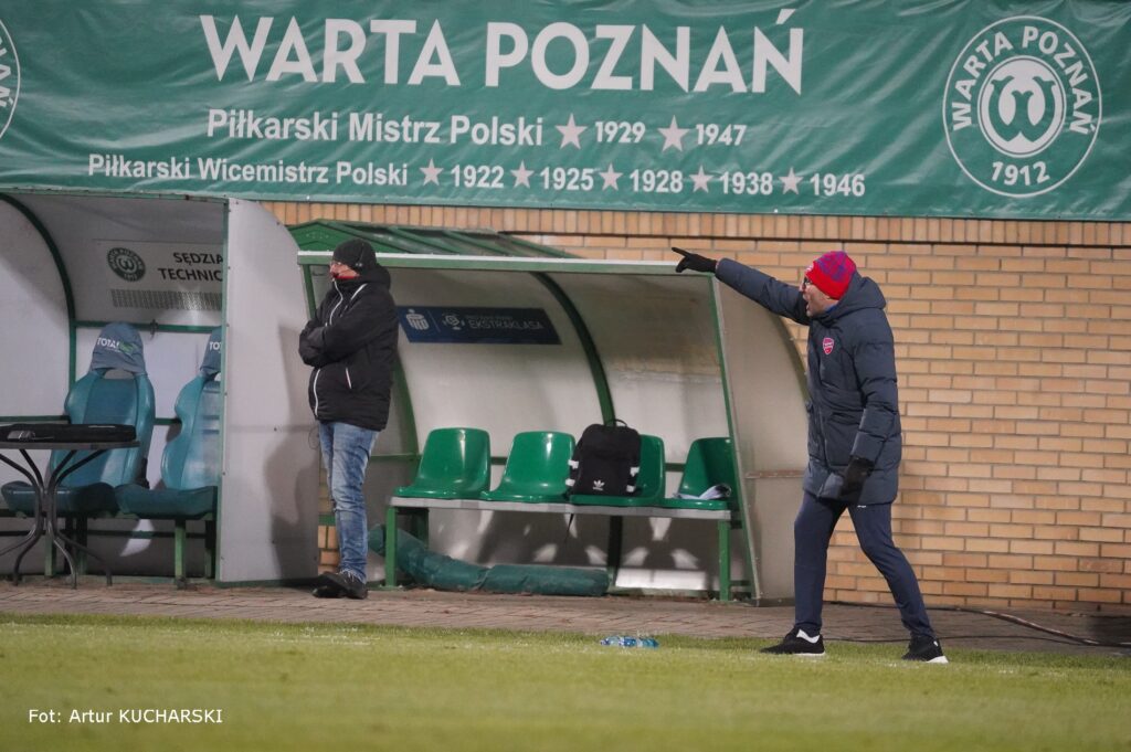 Trener Rakowa Marek Papszun po remisie z Wartą Poznań 3
