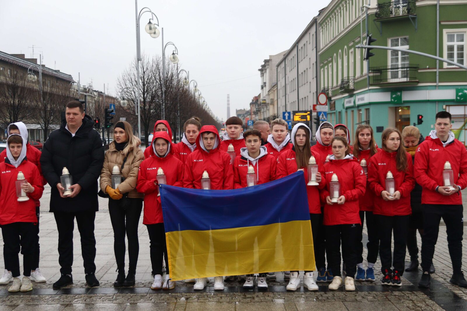 Serce dla Ukrainy od młodych Częstochowian 2