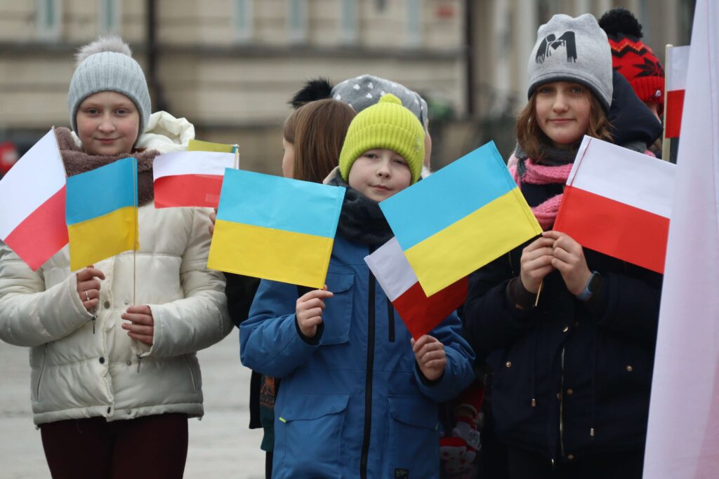 Serce dla Ukrainy od młodych Częstochowian 2