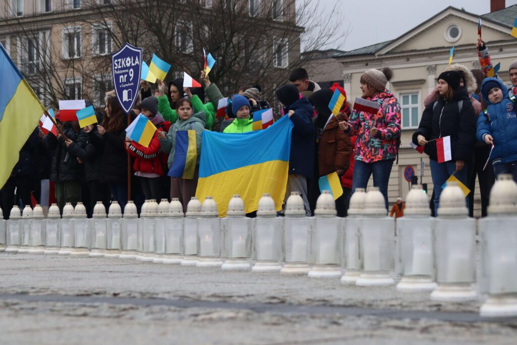 Serce dla Ukrainy od młodych Częstochowian 5
