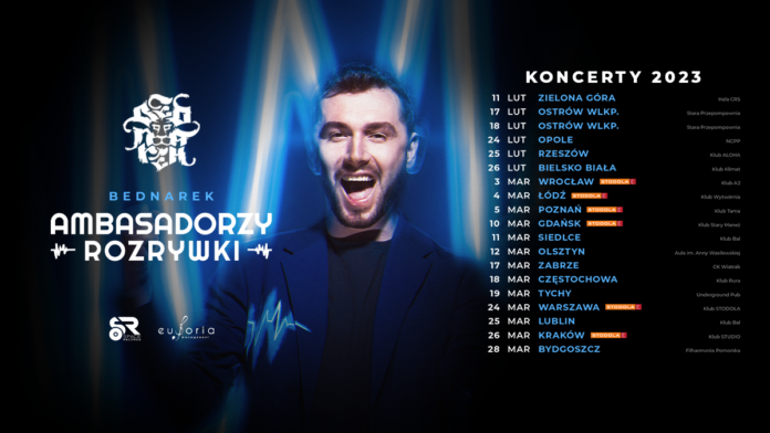 Kamil Bednarek i „Ambasadorzy Rozrywki” w częstochowskiej Rurze już 18 marca 2