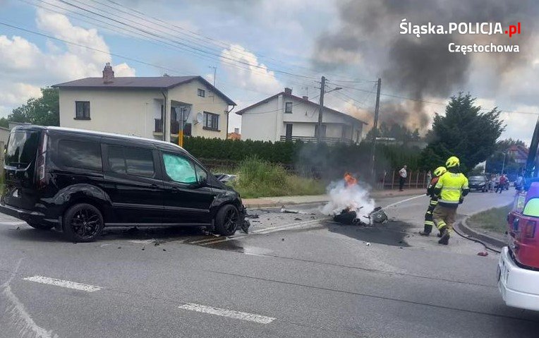 Częstochowska policja podsumowała weekend: 6 wypadków i 38 kolizji 1