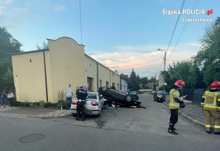 Częstochowska policja podsumowała weekend: 6 wypadków i 38 kolizji 2