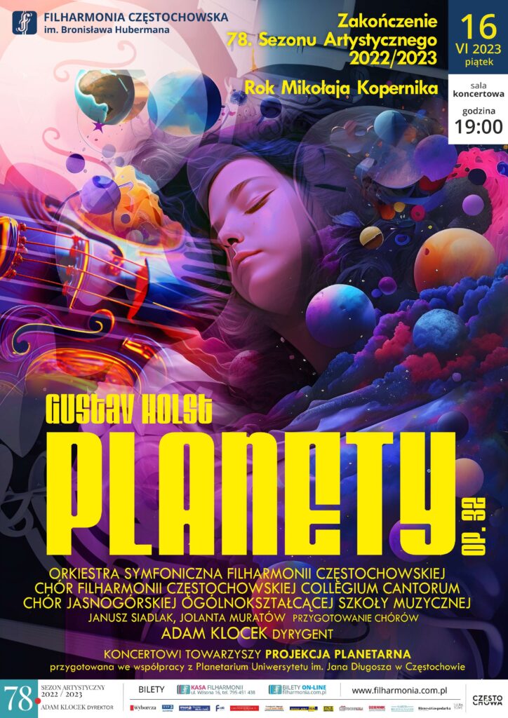 Filharmonia Częstochowska 16 czerwca skończy sezon. Zabrzmią "Planety" 2