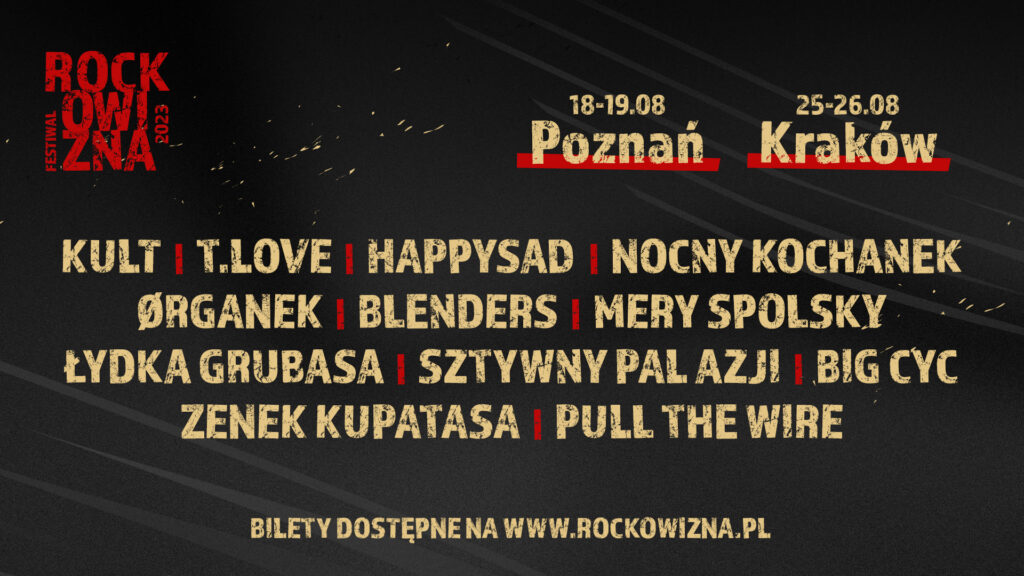 „Rockowizna 2023”. W Krakowie i Poznaniu wystąpią legendy polskiej sceny muzycznej 9