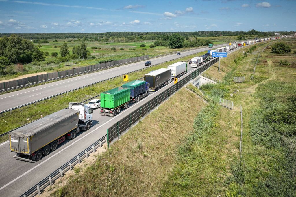 Prace na obwodnicy A1 - wniosek o kontrole ciężarówek 3