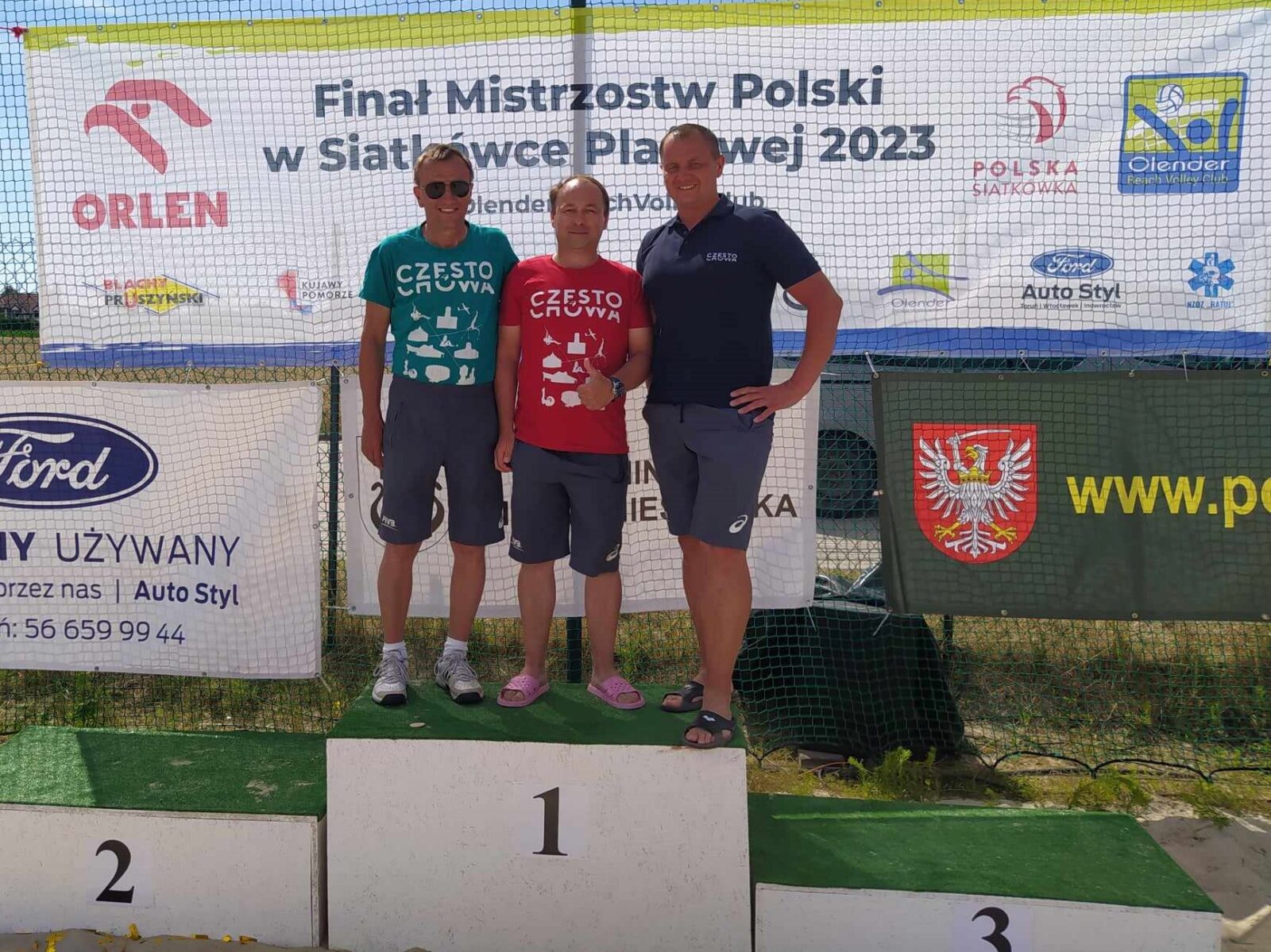 Częstochowscy sędziowie prowadzili finał mistrzostw Polski juniorek w siatkówce plażowej 1