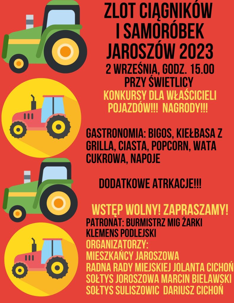 Zlot Ciągników i Samoróbek Jaroszów 2023 2