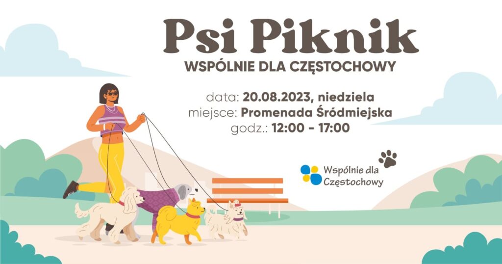 "Psi Piknik" już 20 sierpnia na Promenadzie Śródmiejskiej w Częstochowie 2