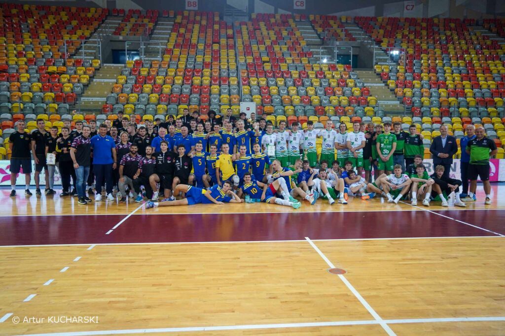 Reprezentacja siatkarzy Ukrainy U-19 wygrała turniej w Częstochowie 1
