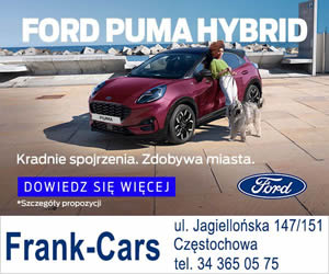 Ford Puma hybrydowy SUV