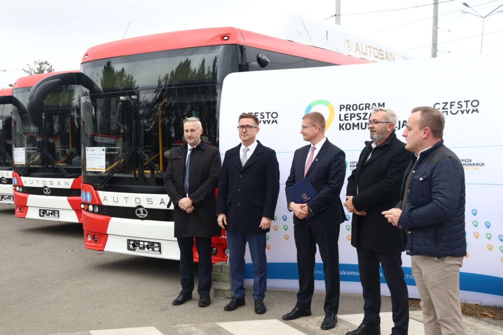 4 nowe autobusy elektryczne w częstochowskim MPK 2