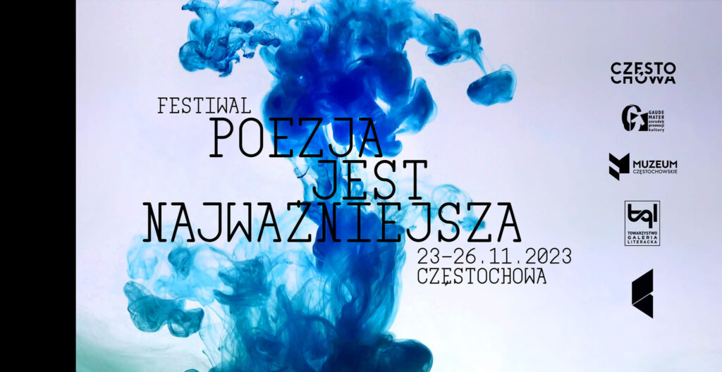 23 listopada w Częstochowie rozpocznie się 3. Festiwal Poezja Jest Najważniejsza 2