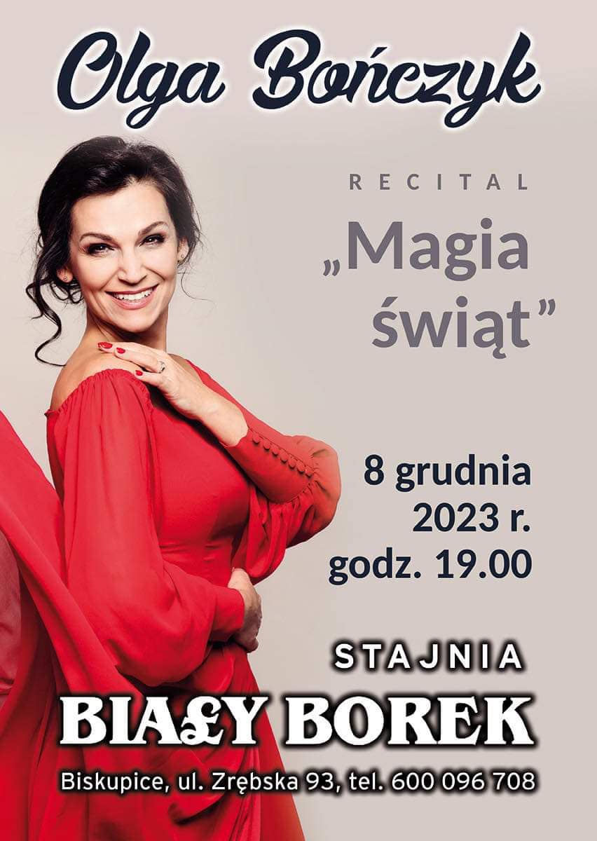 Stajnia Biały Borek zaprasza na recital Olgi Bończyk "Magia świąt" 7