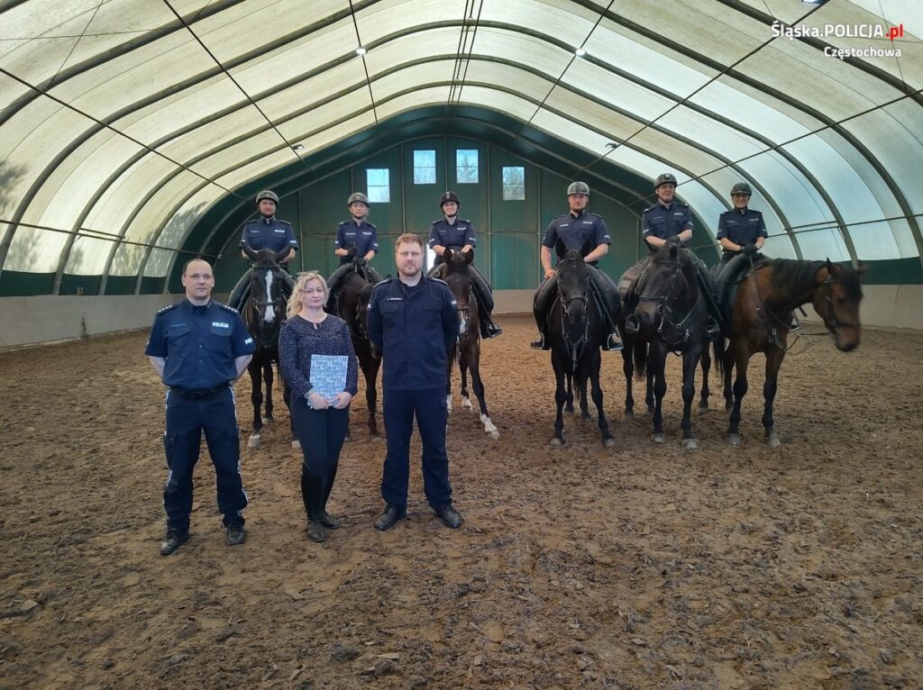 Częstochowskie konie policyjne gotowe do służby [ZDJĘCIA, WIDEO] 19