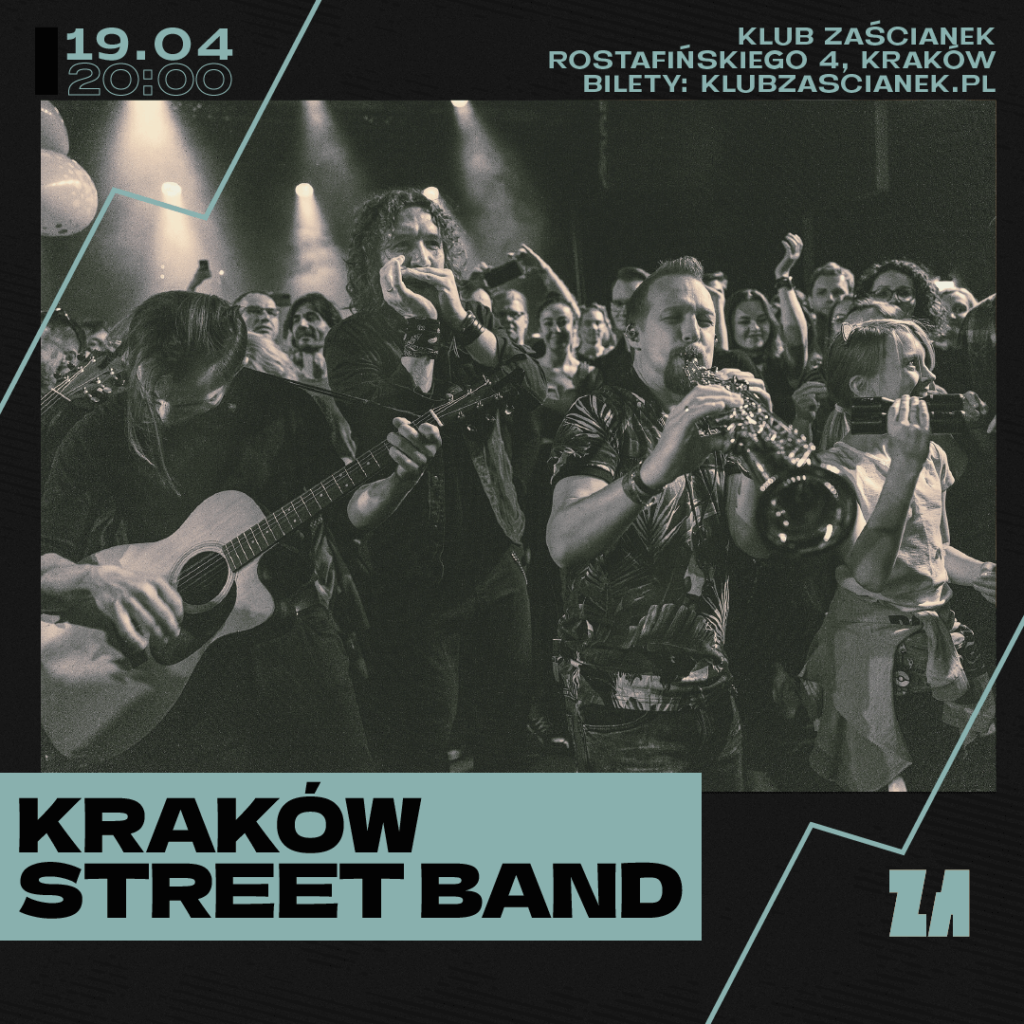 Koncert Kraków Street Band w Klubie Zaścianek. Mamy podwójne zaproszenia [KONKURS] 4
