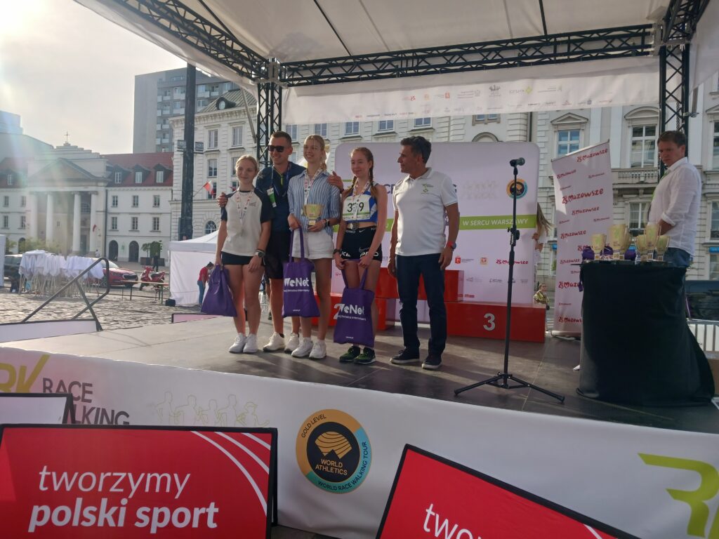 Zawodnik CKS Budowlani Częstochowa Jakub Jelonek trzeci na mistrzostwach Polski w chodzie sportowym na 20 km 2