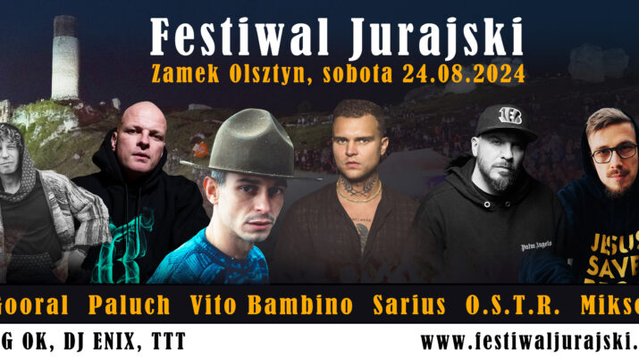 Festiwal Jurajski 2024. Na zamku w Olsztynie wystąpią m.in. Vito Bambino i O.S.T.R. 5