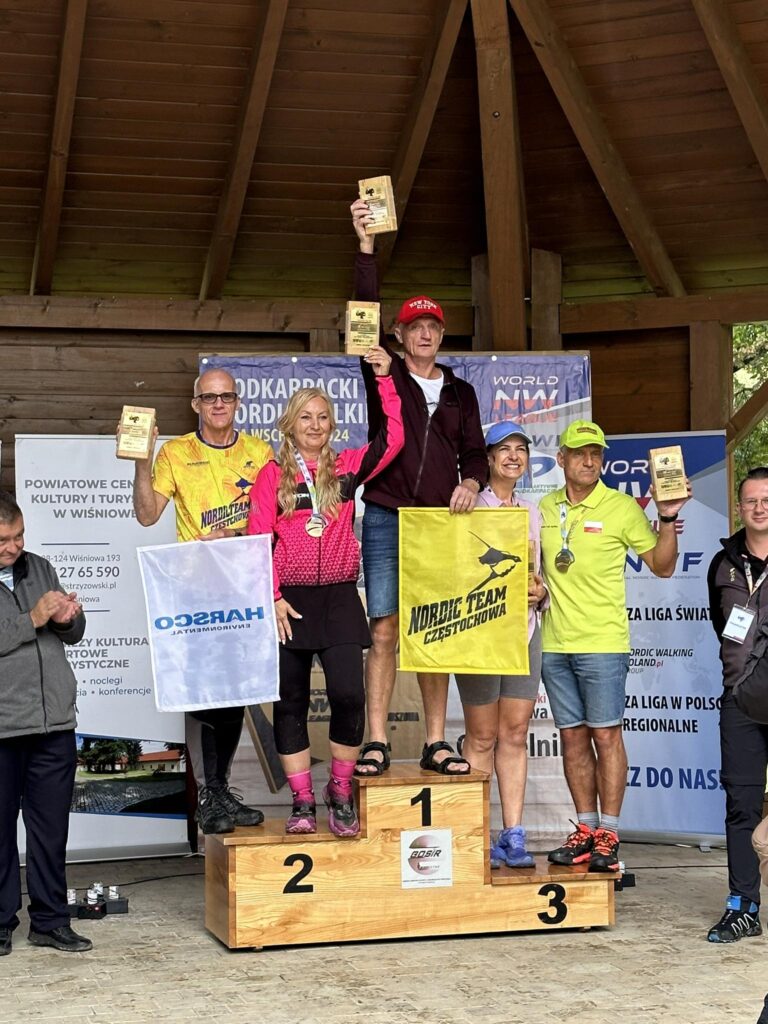 Zawodnicy Nordic Team Częstochowa w doskonałej formie! 7 razy na podium podczas drugiego Pucharu Polski Nordic Walking 2024 16