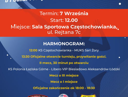 Częstochowianka organizuje turniej o Puchar Prezydenta Częstochowy 10