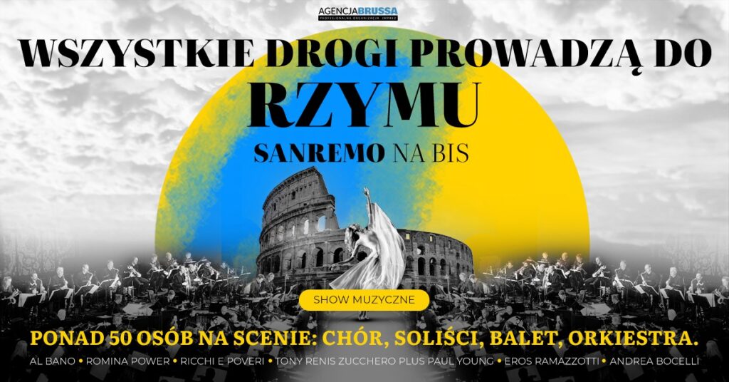 „Wszystkie drogi prowadzą do Rzymu” i klimat jak z San Remo zakrólują w Filharmonii Częstochowskiej. Mamy podwójne zaproszenie [KONKURS] 2