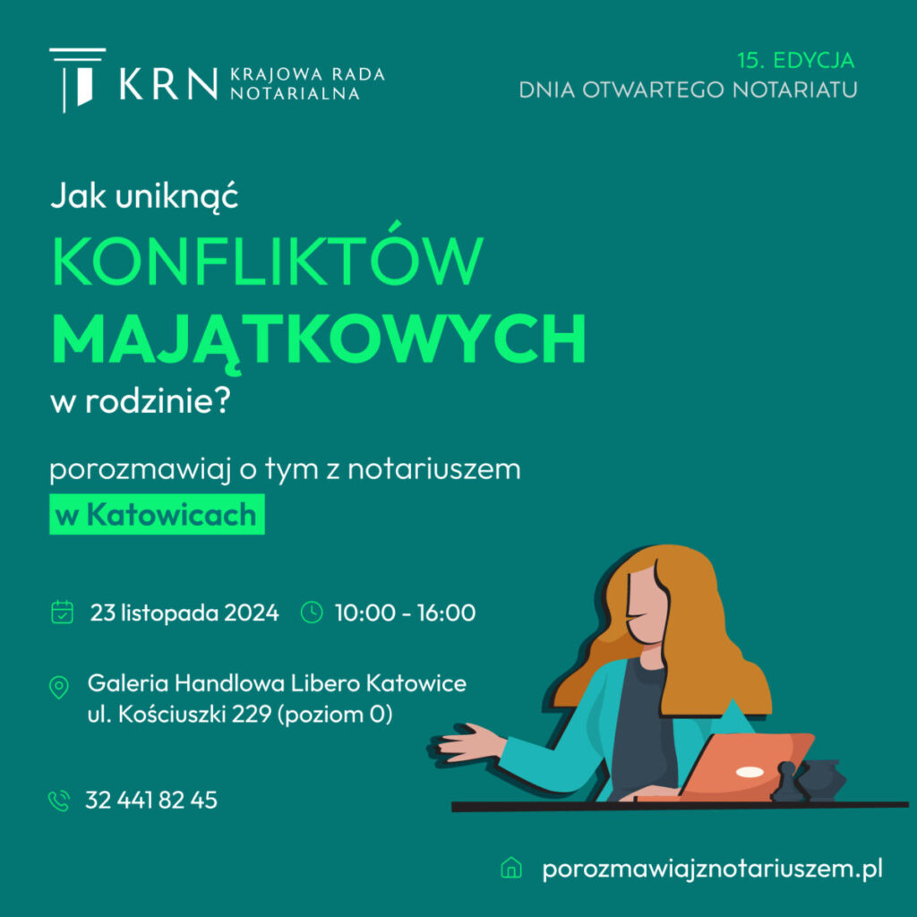 Dzień Otwarty Notariatu już 23 listopada. Bezpłatne informacje prawne u notariuszy w tym roku na tematy majątkowe 1