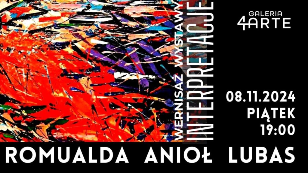 Galeria 4 Arte. Wystawa prac Romualdy Anioł-Lubas 1