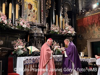 Jasna Góra. Przekazanie relikwii bł. Rodziny Ulmów 8