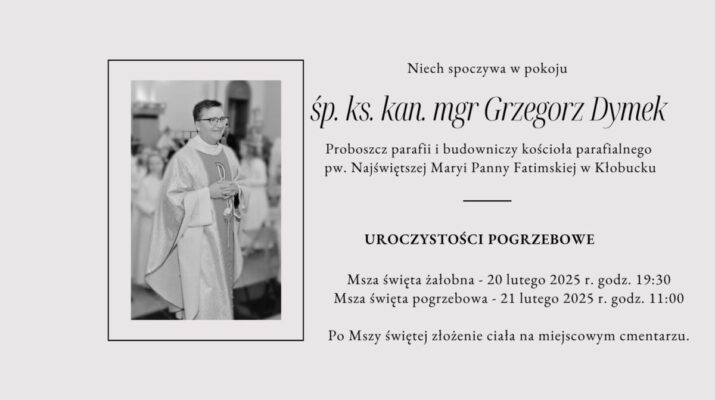 Uroczystości pogrzebowe zamordowanego ks. Grzegorza Dymka odbędą się 20 i 21 lutego w Kłobucku 10