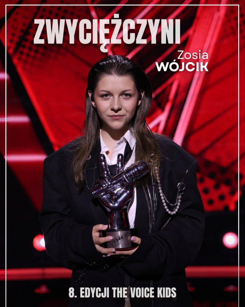 Zosia Wójcik z Myszkowa zwyciężczynią 8. edycji "The Voice Kids" 5