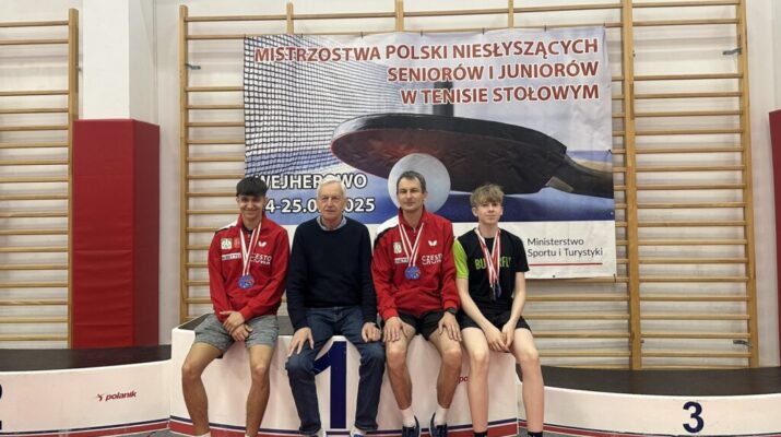 Tenisiści stołowi AZS UJD zdobyli 6 medali na mistrzostwach Polski niesłyszących. Teraz pojadą do Japonii... 4