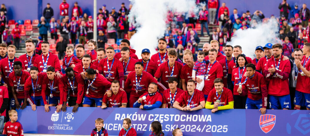 Raków wygrał z Widzewem i mógł cieszyć się z wicemistrzostwa Polski! To 4 medal w ciągu 5 ostatnich sezonów!!!