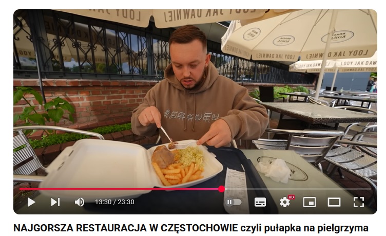 Książulo odwiedził Dom Pielgrzyma. Tamtejszy bar nazwał "najgorszą restauracją w Częstochowie" 3