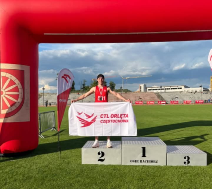 Zawodnik CTL Orlęta zdobył srebro w lekkiej atletyce 3