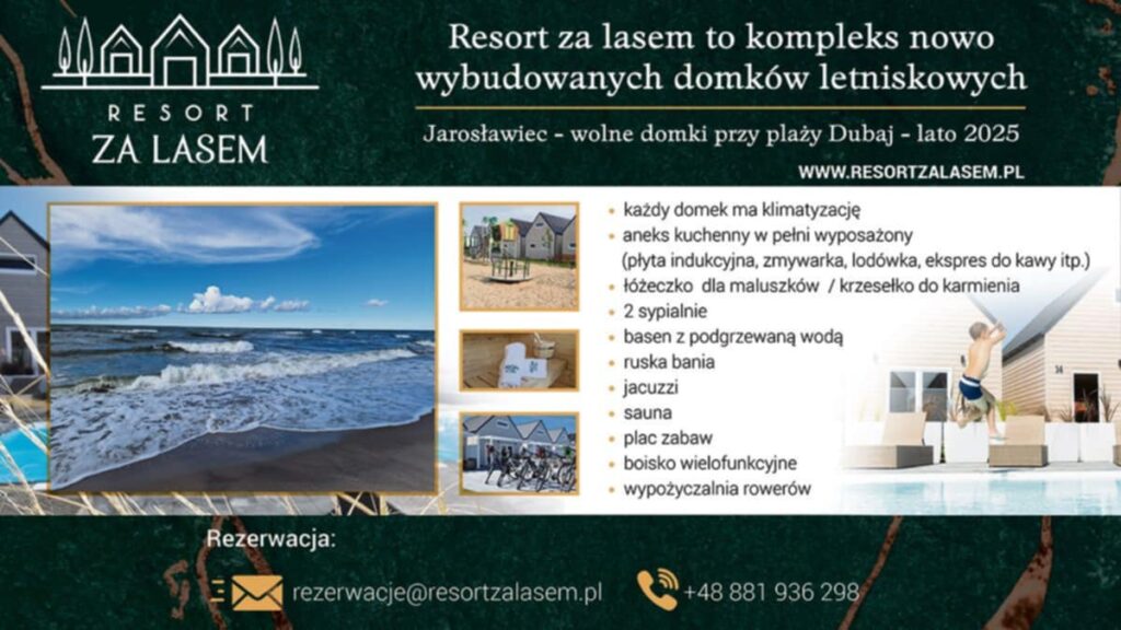 Resort za Lasem. Luksusowe domki letniskowe przy plaży Dubaj 7