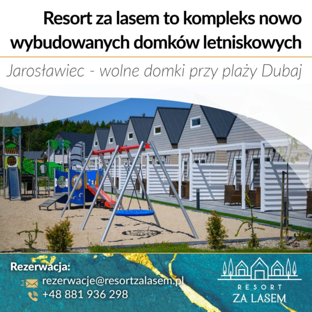 Resort za Lasem. Luksusowe domki letniskowe przy plaży Dubaj 2