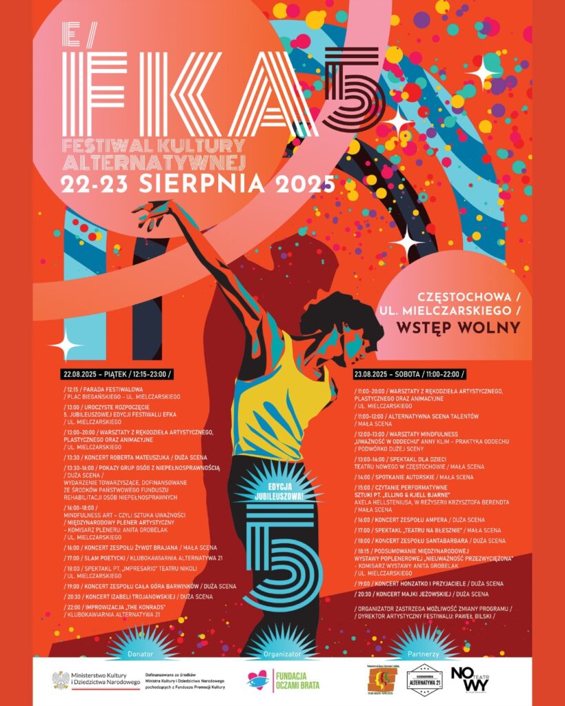 Startuje 5. Festiwal Kultury Alternatywnej eFKA. Na ulicy Mielczarskiego odsłonięty zostanie nowy mural 4