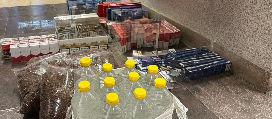 64-latek i ponad 151 tysięcy papierosów, tytoń oraz alkohol bez akcyzy…