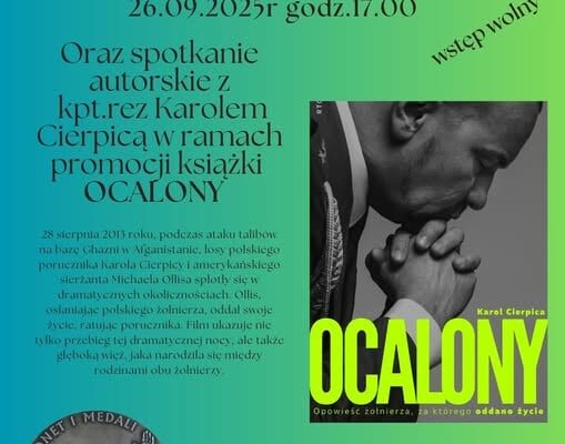 Muzeum Monet i Medali Jana Pawła II w Częstochowie zaprasza na promocję książki "Ocalony" 1