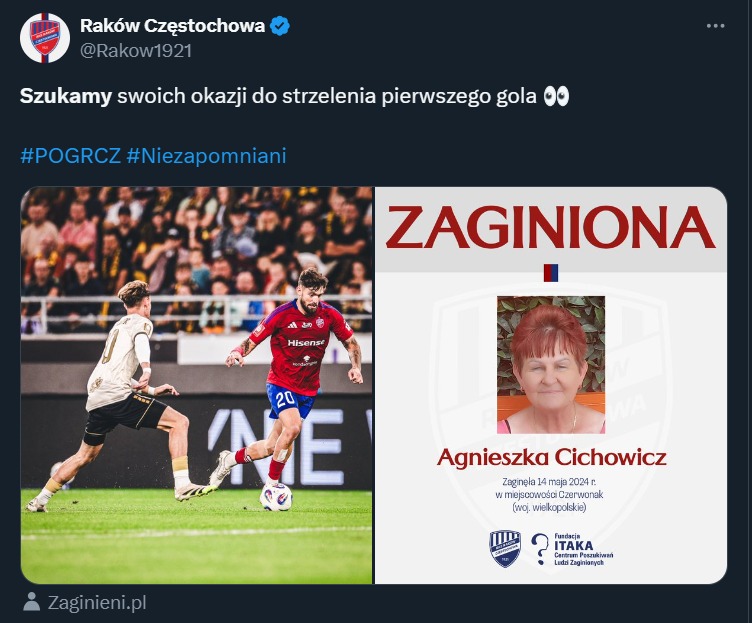 Raków Częstochowa podsumował akcję #Niezapomniani 3