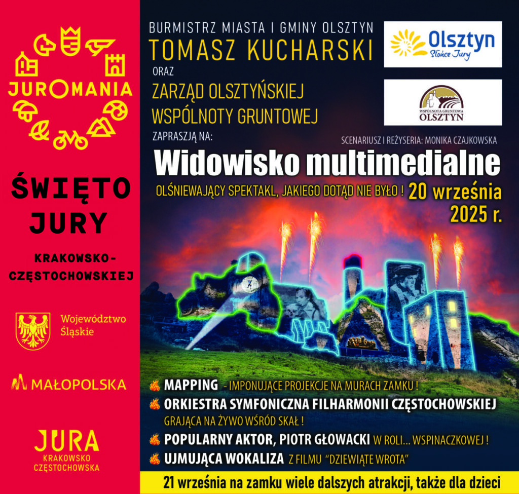 Juromania 2025. Czas na święto Jury Krakowsko-Częstochowskiej! Jakie atrakcje zaplanowano w Olsztynie i Częstochowie 3