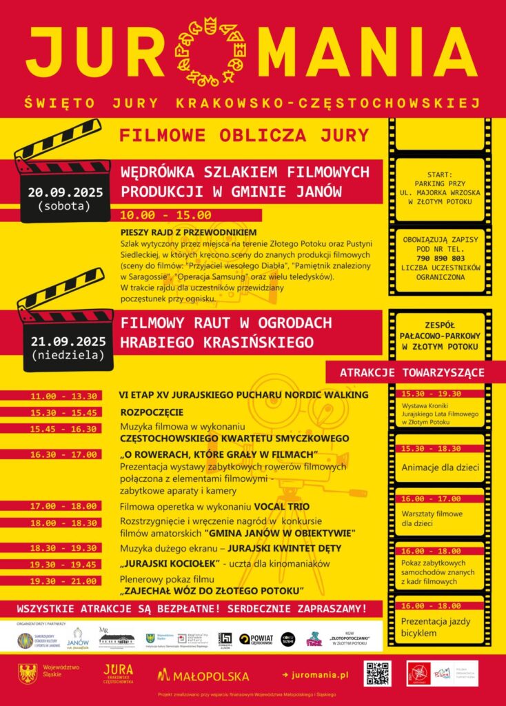 Juromania 2025 w Złotym Potoku. Zaplanowano moc filmowych atrakcji 2