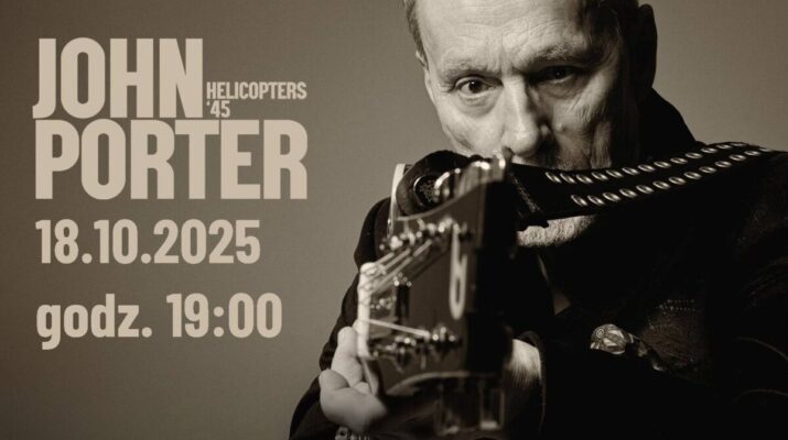 Helicopters 45'. John Porter wystąpi w częstochowskim teatrze. Zostały ostatnie bilety! 1