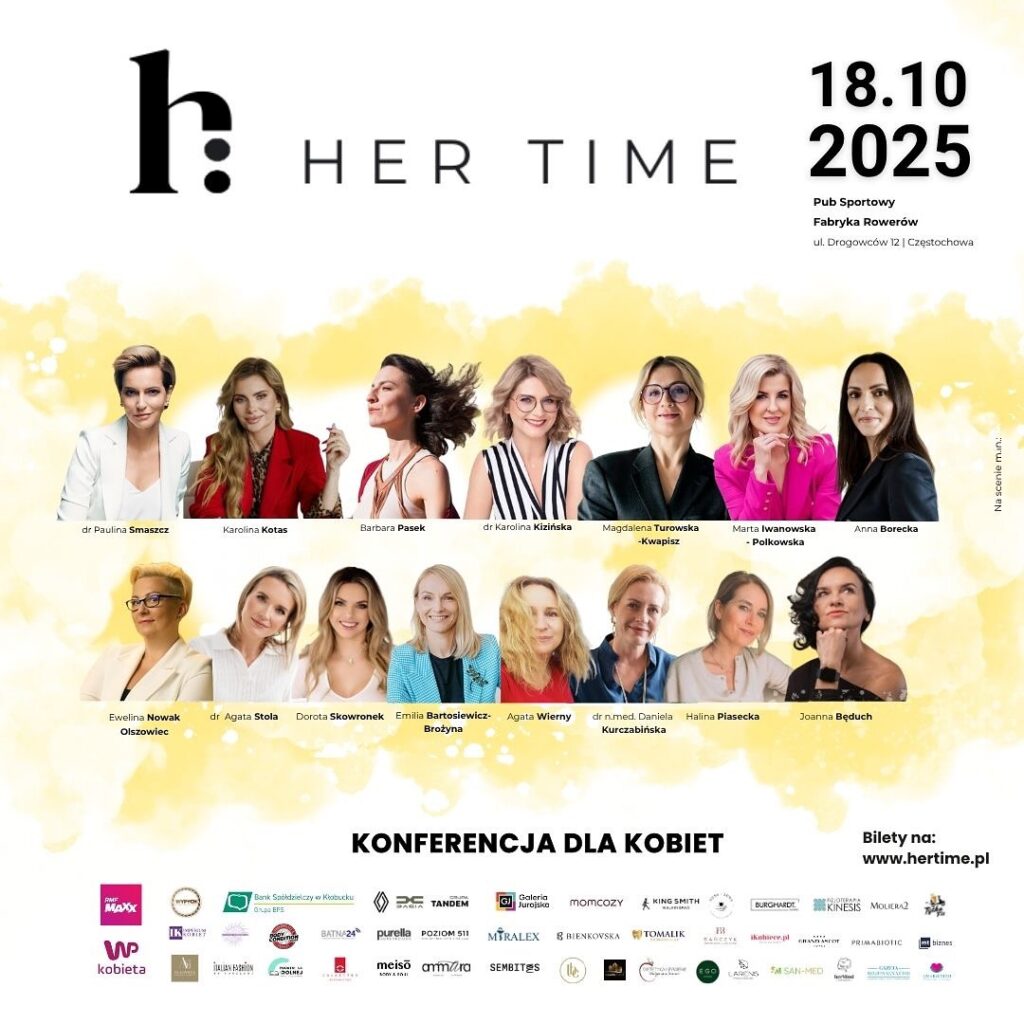 "Her Time 2025". Konferencja dla aktywnych kobiet już 18 października w Częstochowie 2