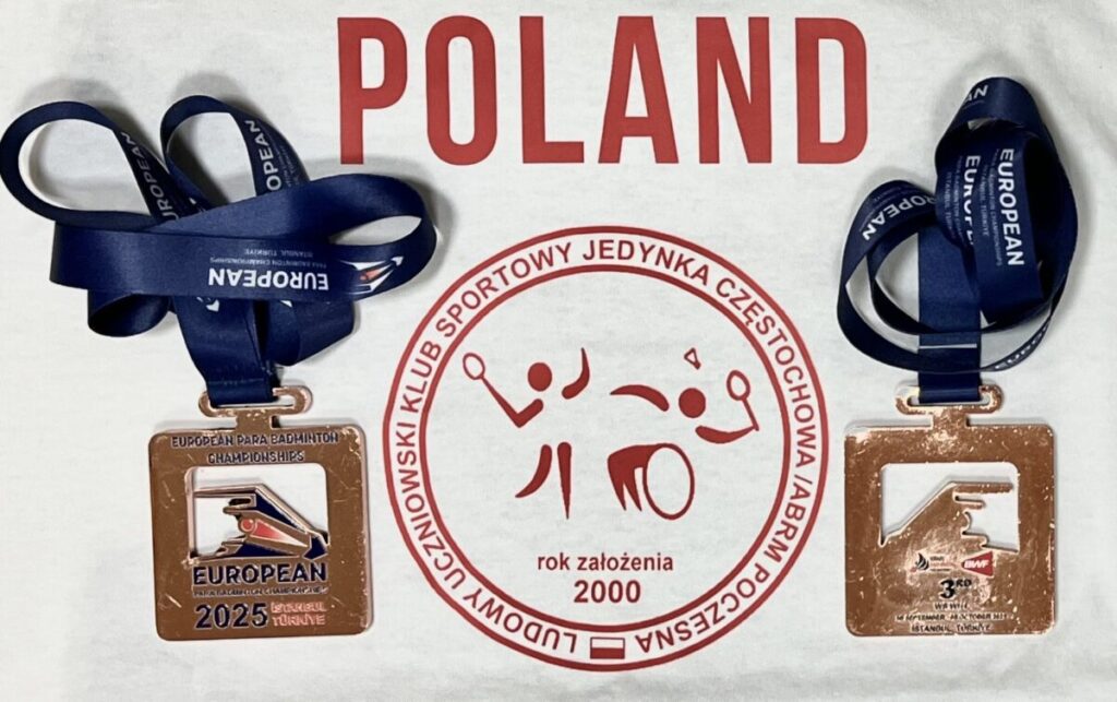 Fwd;medale LUKS Jedynka w ME w Parabadmintonie 3