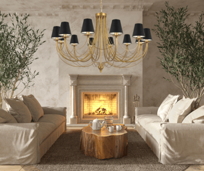 Żyrandole do salonu – sekrety udanej aranżacji 1